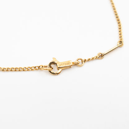 Triomphe Rhinestone Necklace Gold