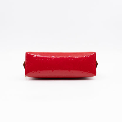 Cosmetic Pouch PM Red Vernis Leather
