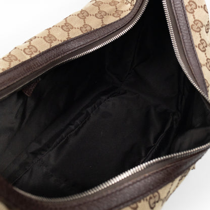 Double Pocket Hobo Bag GG Supreme Canvas