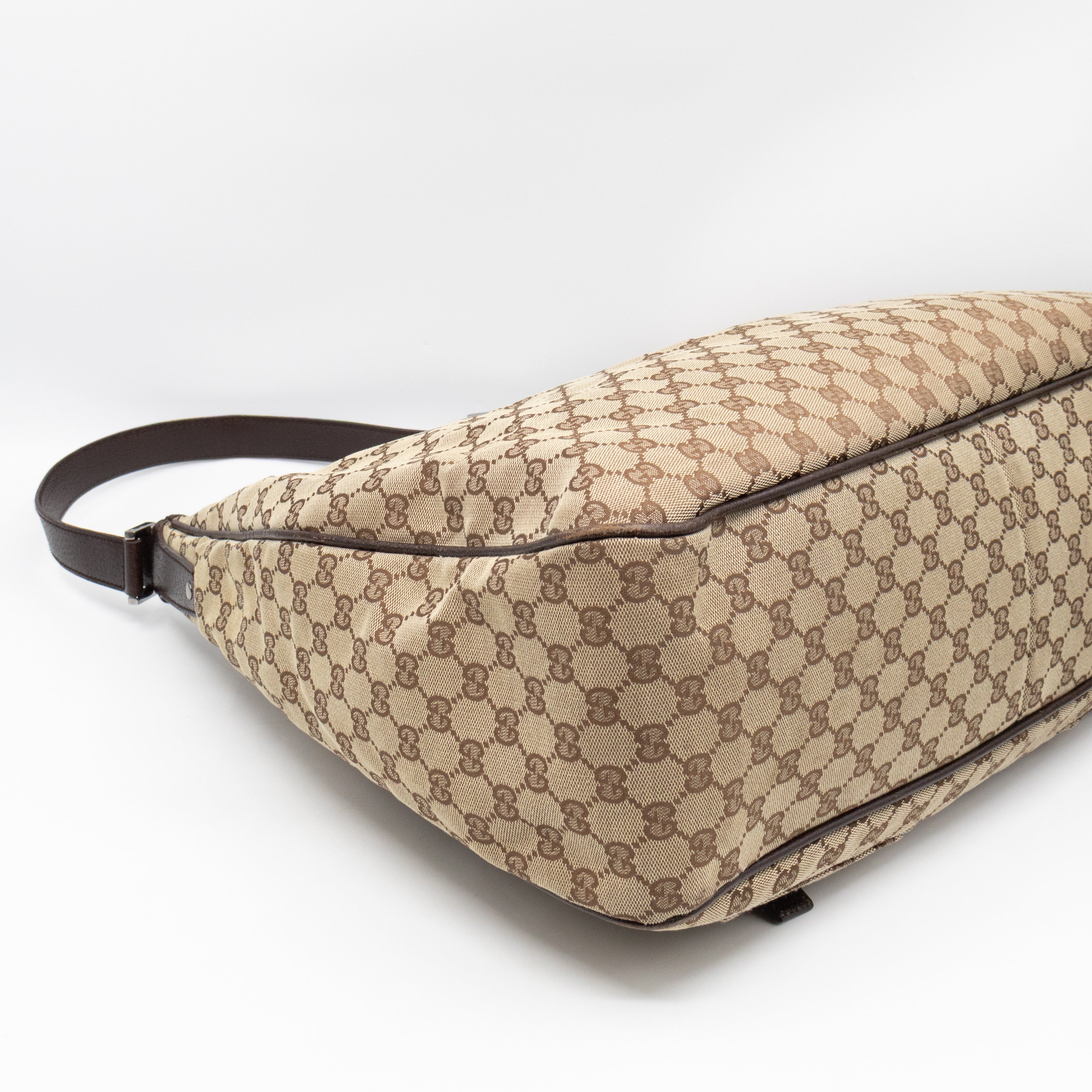 Double Pocket Hobo Bag GG Supreme Canvas
