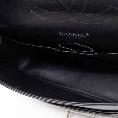 Classic Double Flap Jumbo Black Patent Leather