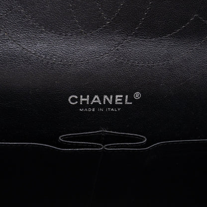 Classic Double Flap Jumbo Black Patent Leather