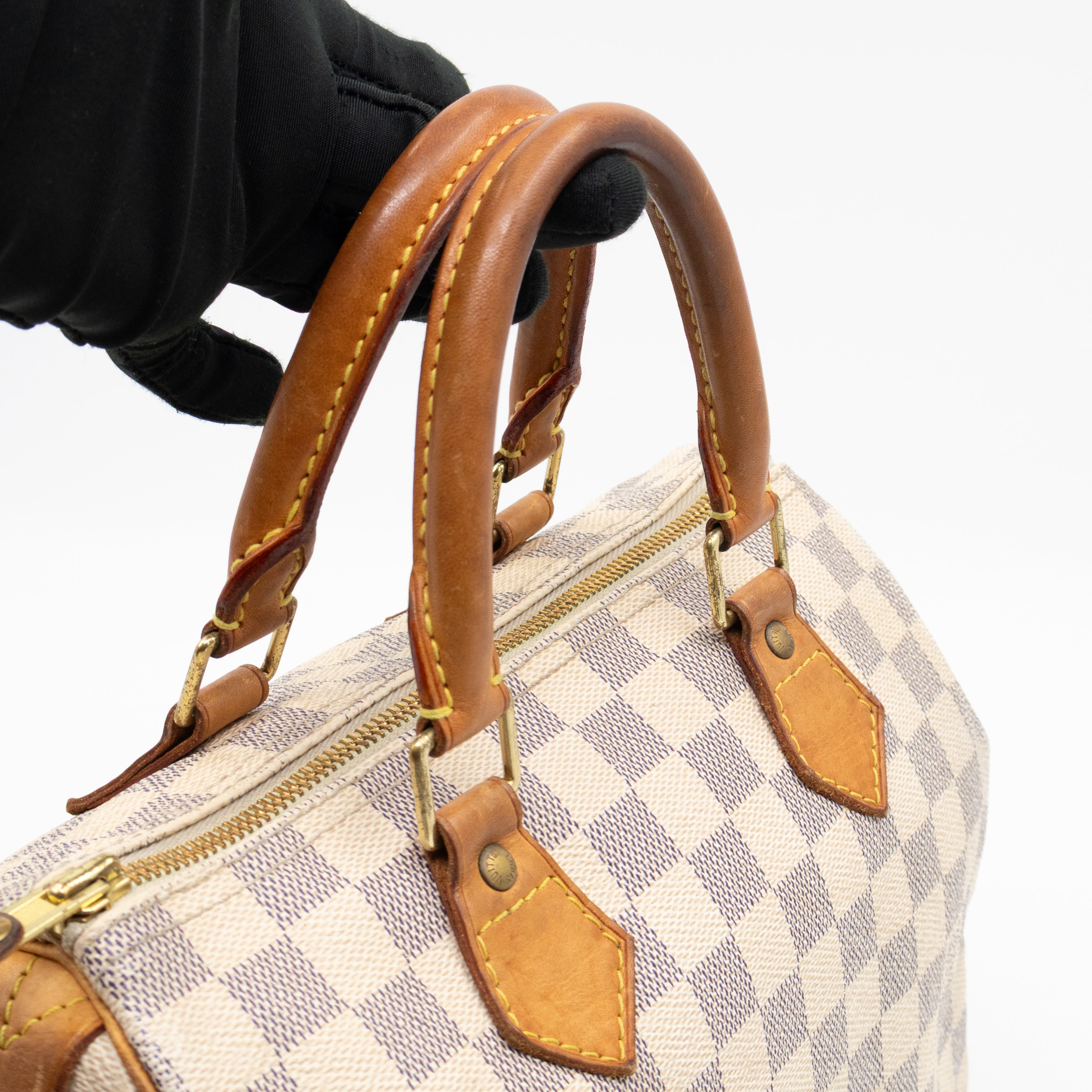 Speedy 25 Damier Azur