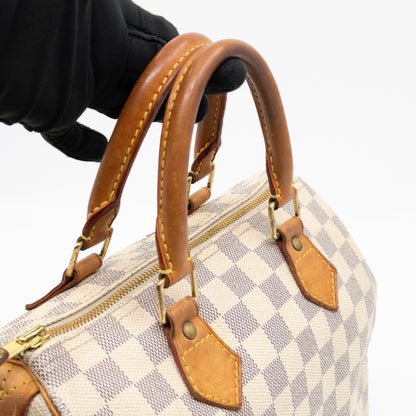 Speedy 25 Damier Azur