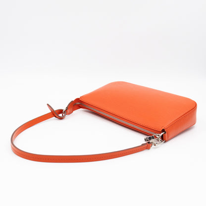Pochette Accessoires Orange Epi Leather