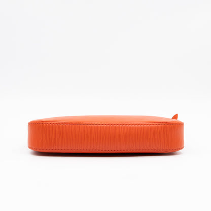 Pochette Accessoires Orange Epi Leather