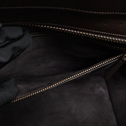 Mini Luggage Dark Brown Leather
