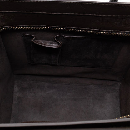 Mini Luggage Dark Brown Leather