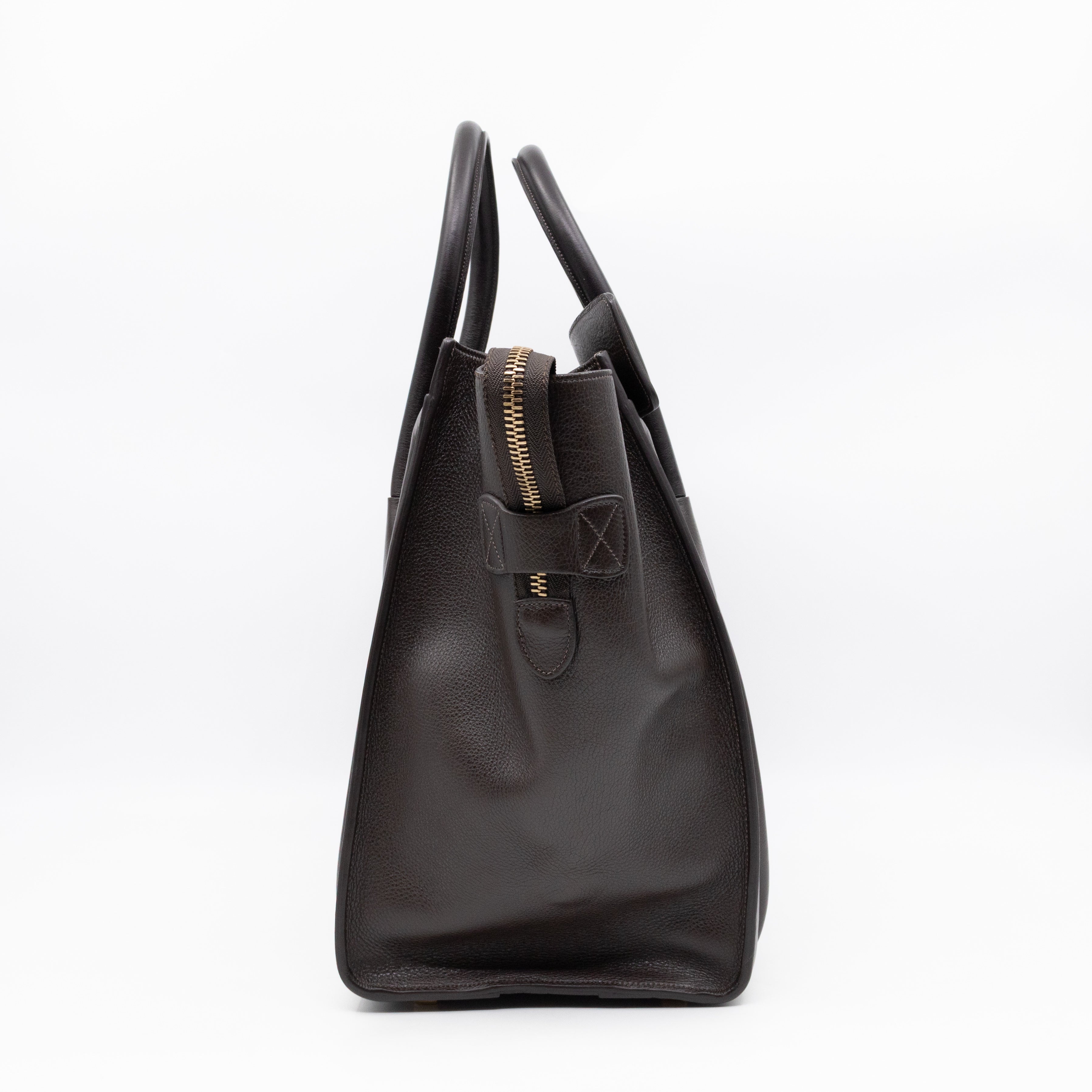 Mini Luggage Dark Brown Leather