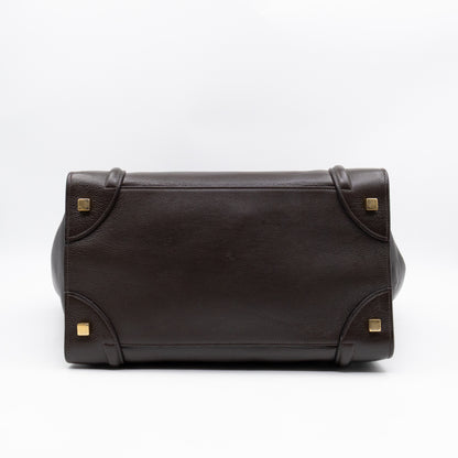 Mini Luggage Dark Brown Leather