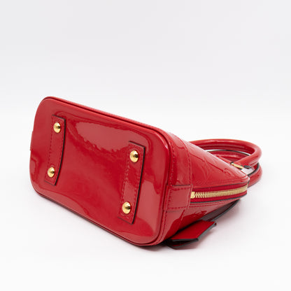 Alma BB Red Vernis Leather