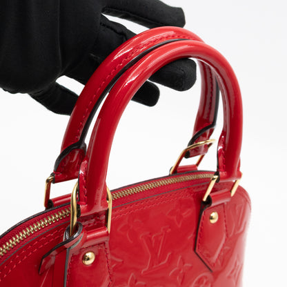 Alma BB Red Vernis Leather