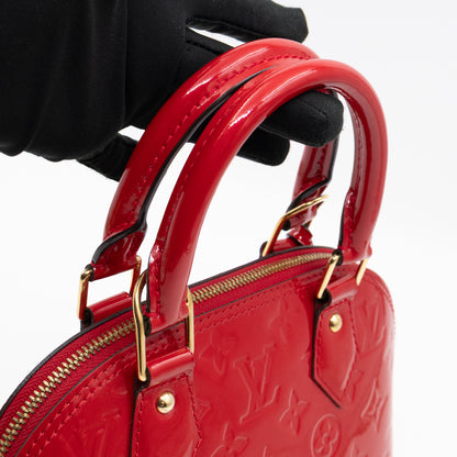 Alma BB Red Vernis Leather
