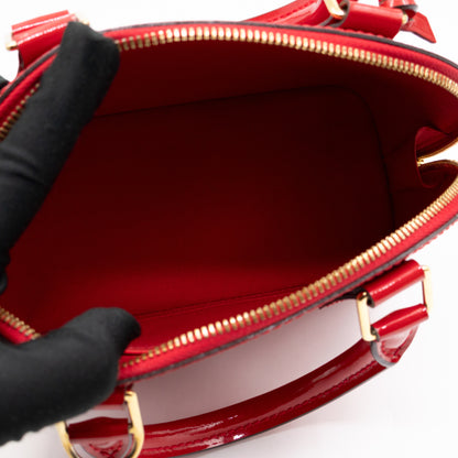 Alma BB Red Vernis Leather