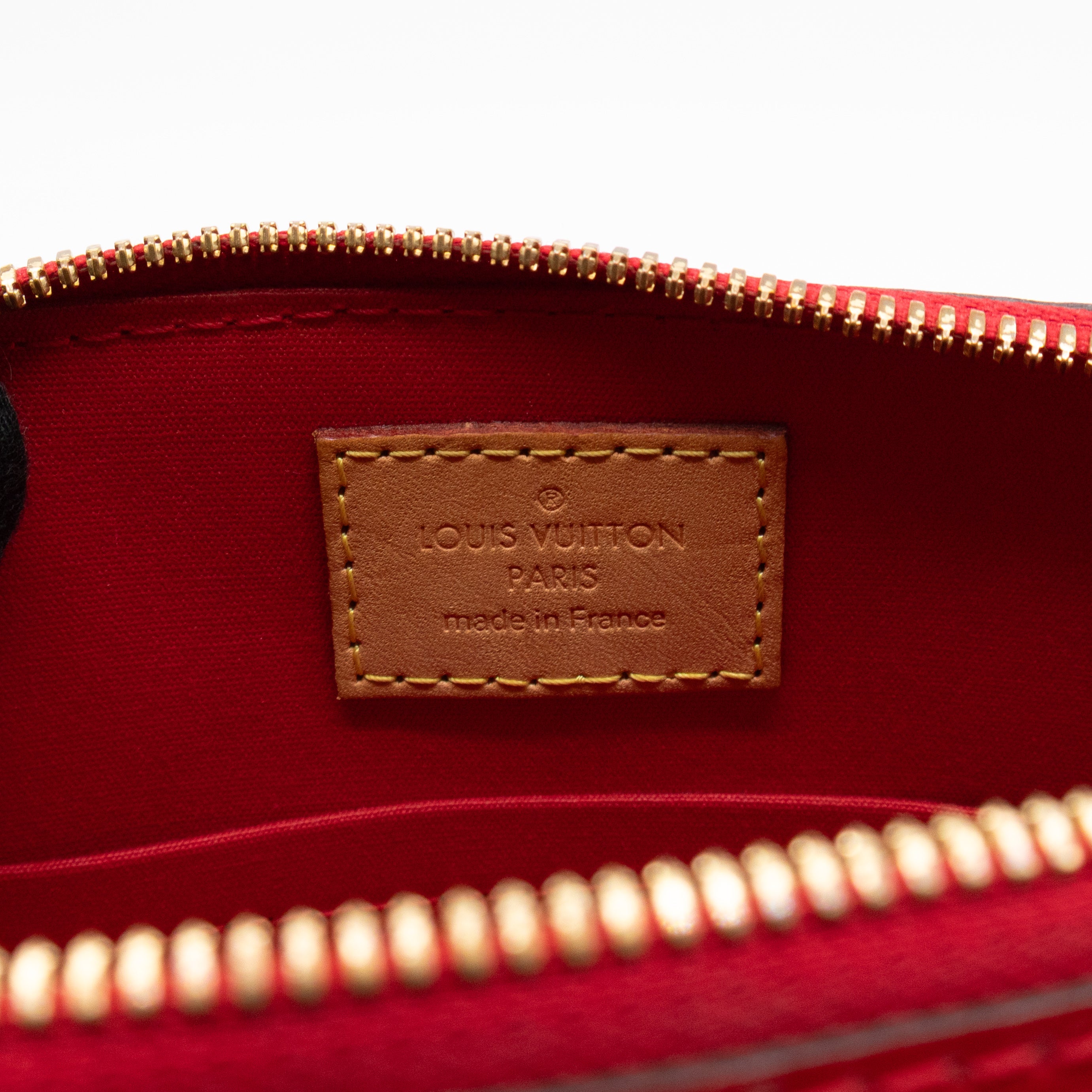 Alma BB Red Vernis Leather