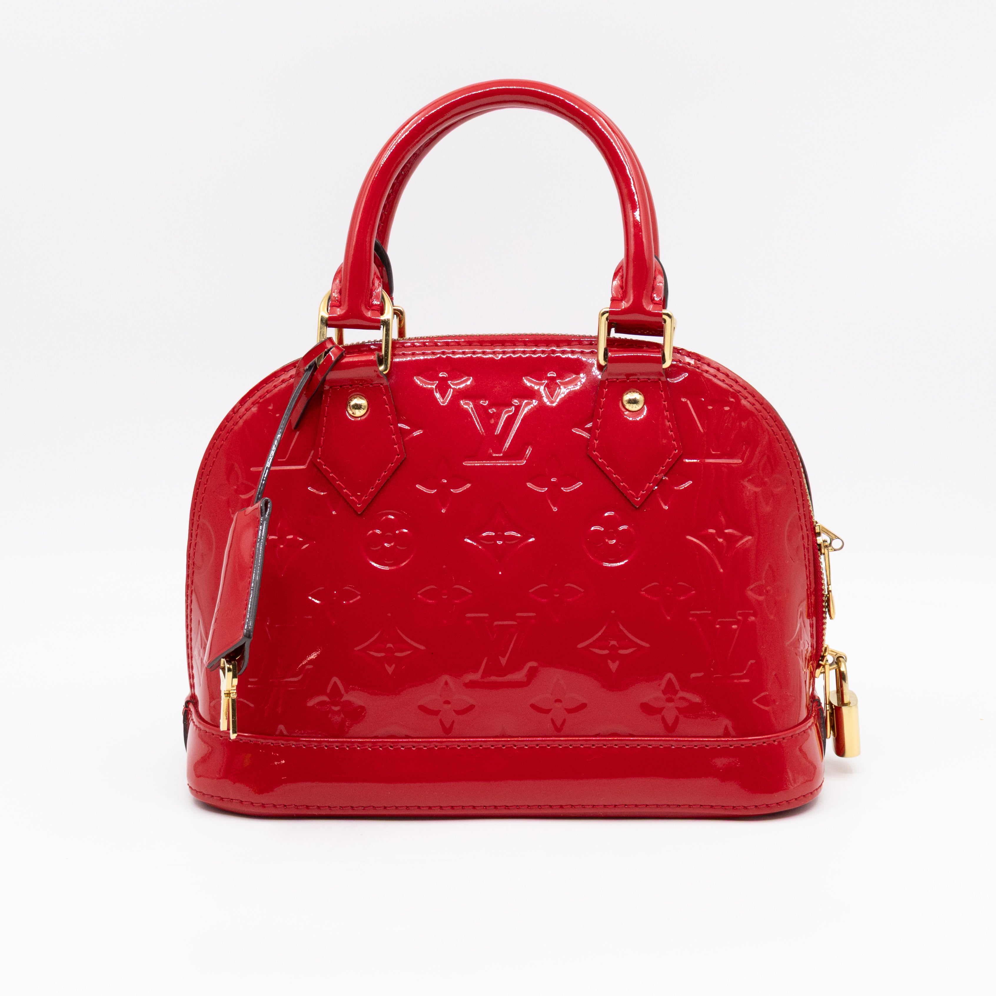 Alma BB Red Vernis Leather