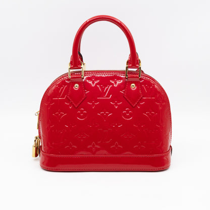 Alma BB Red Vernis Leather