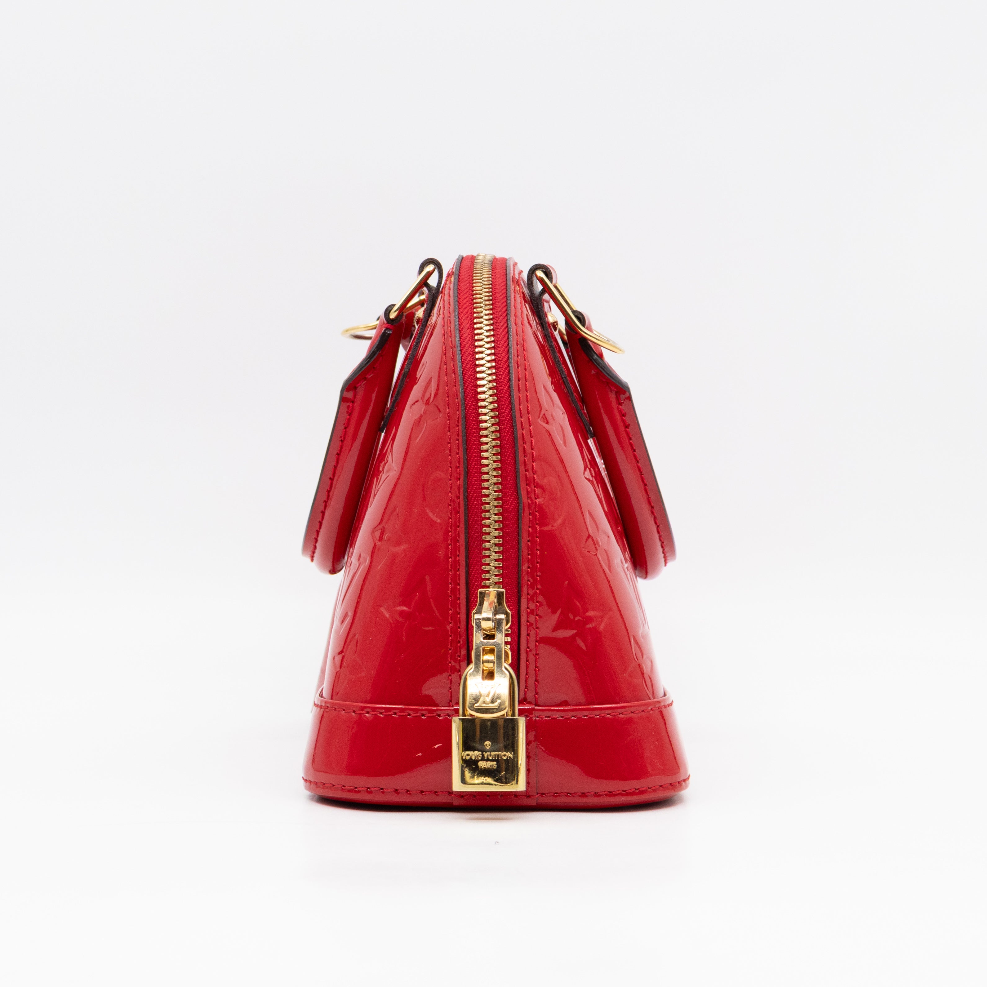 Alma BB Red Vernis Leather