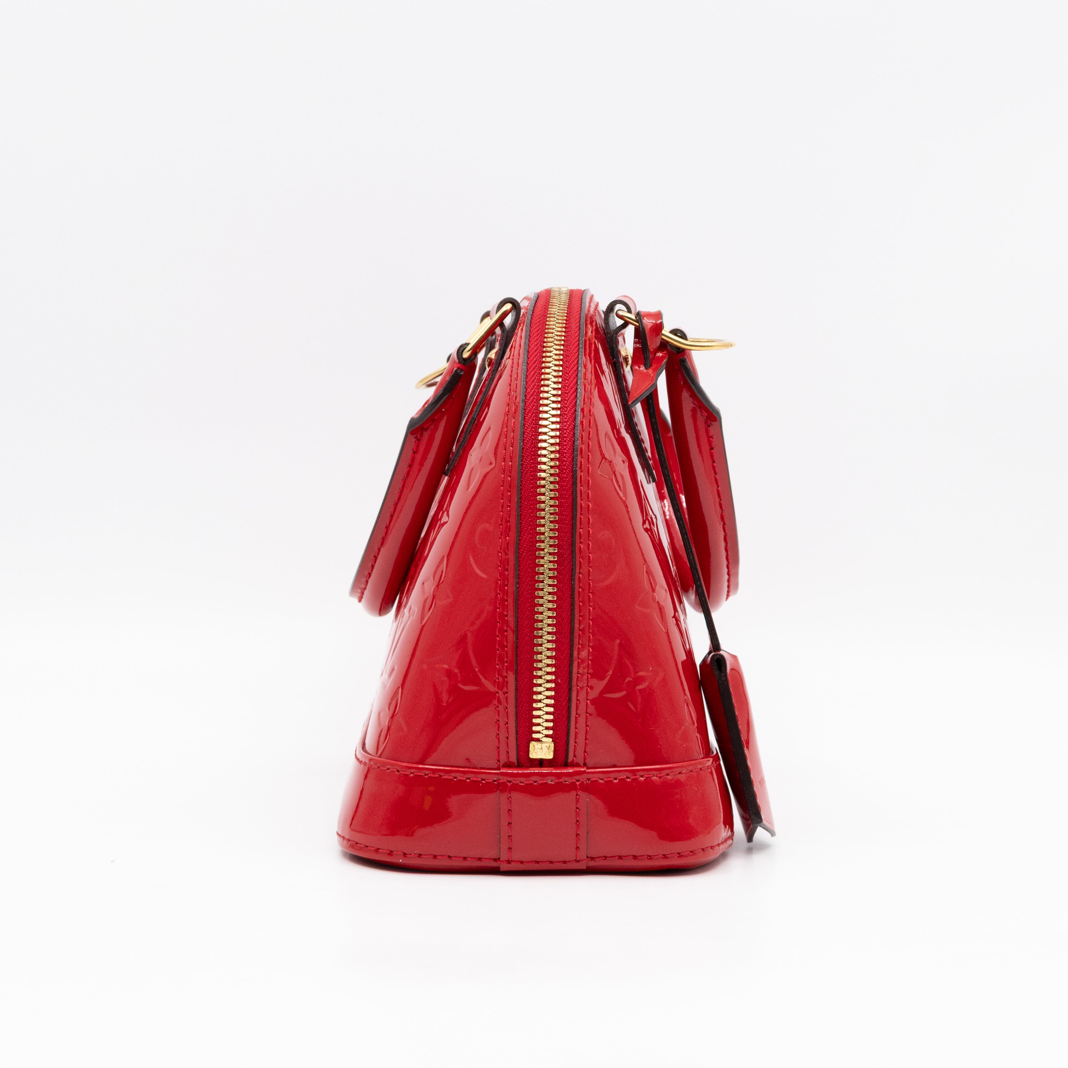 Alma BB Red Vernis Leather