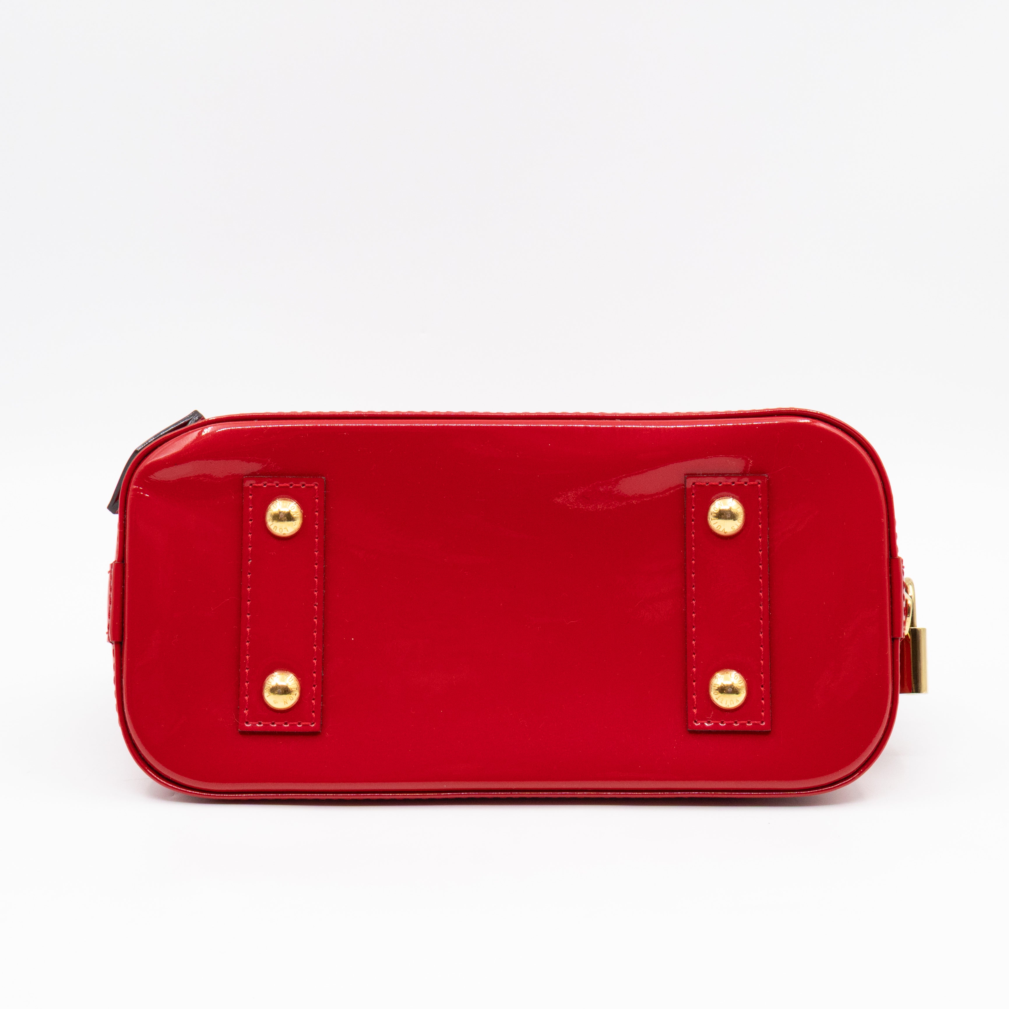 Alma BB Red Vernis Leather