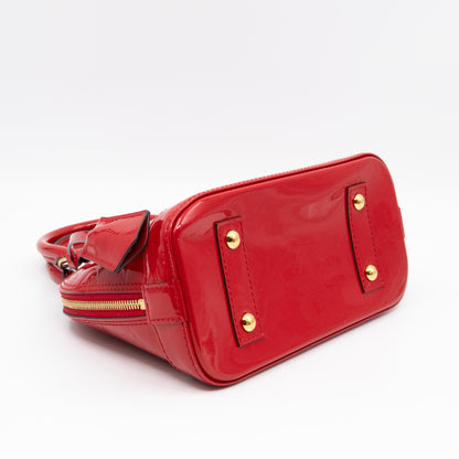 Alma BB Red Vernis Leather