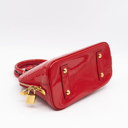 Alma BB Red Vernis Leather