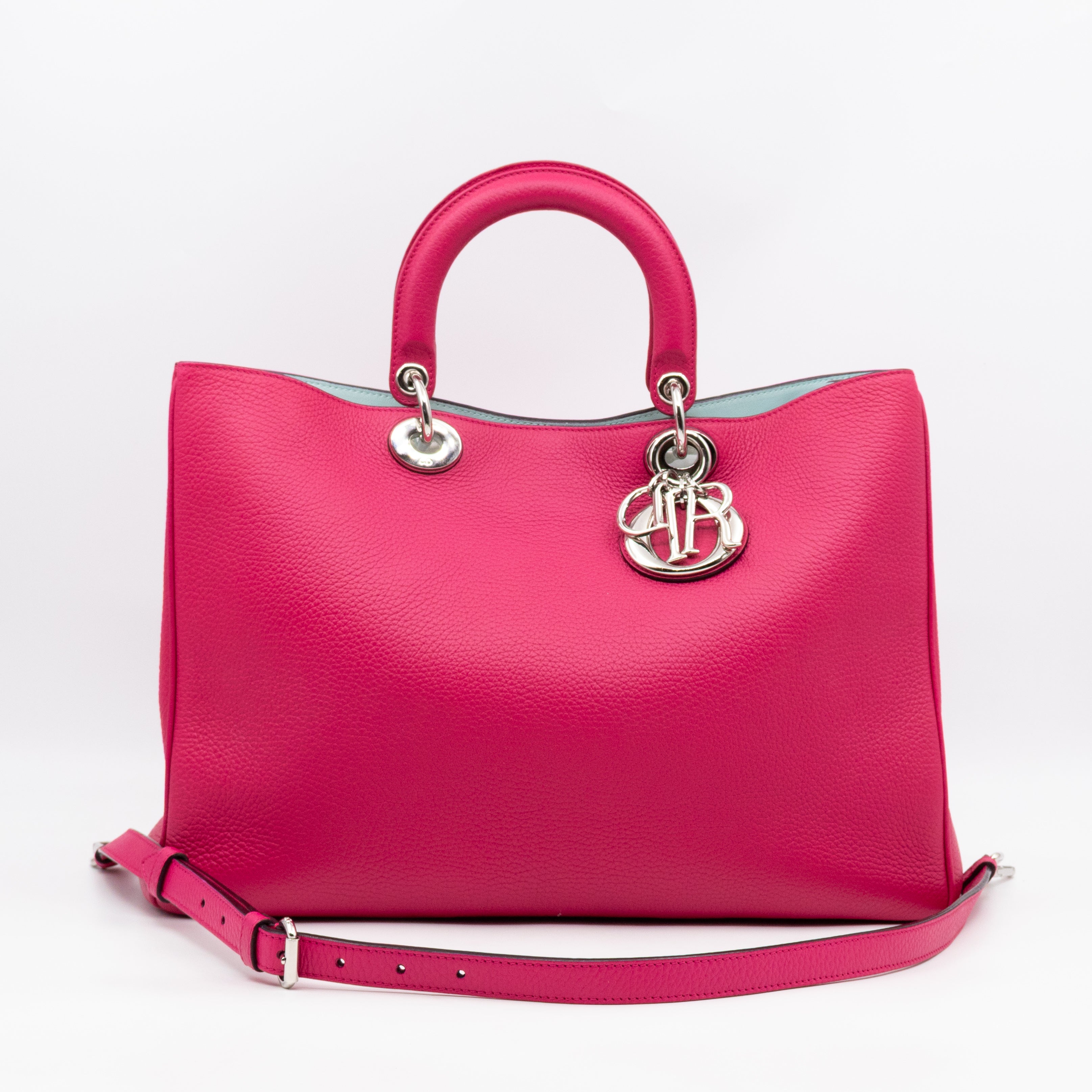 Diorissimo Medium Fuchsia Leather