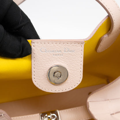 Blossom Tote Medium Sakura Pink Grained Leather