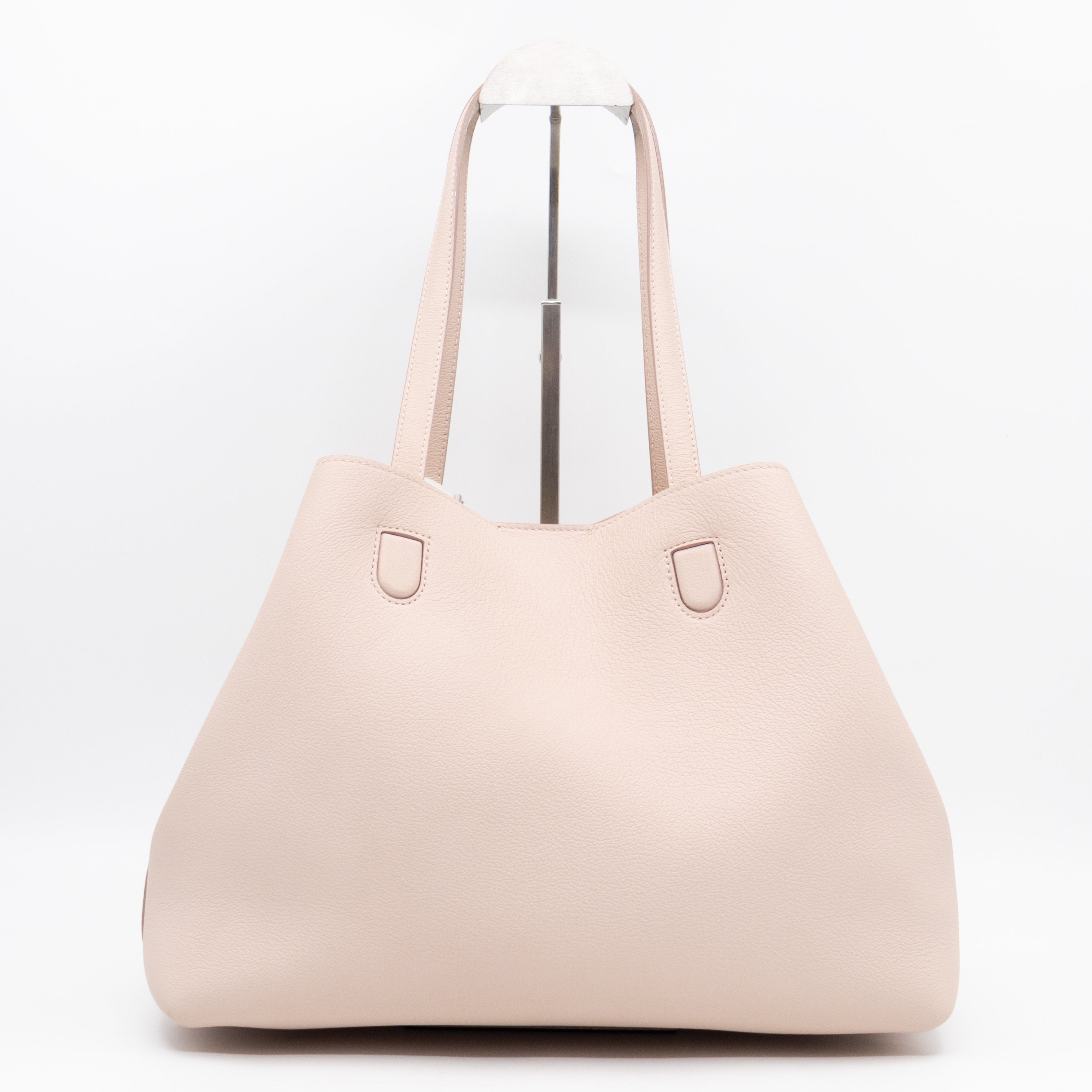 Blossom Tote Medium Sakura Pink Grained Leather