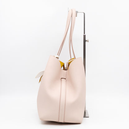 Blossom Tote Medium Sakura Pink Grained Leather