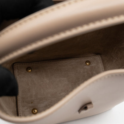 Le 37 Mini Dark Beige Shiny Leather