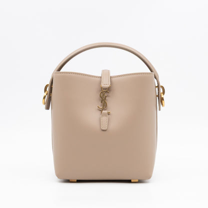 Le 37 Mini Dark Beige Shiny Leather