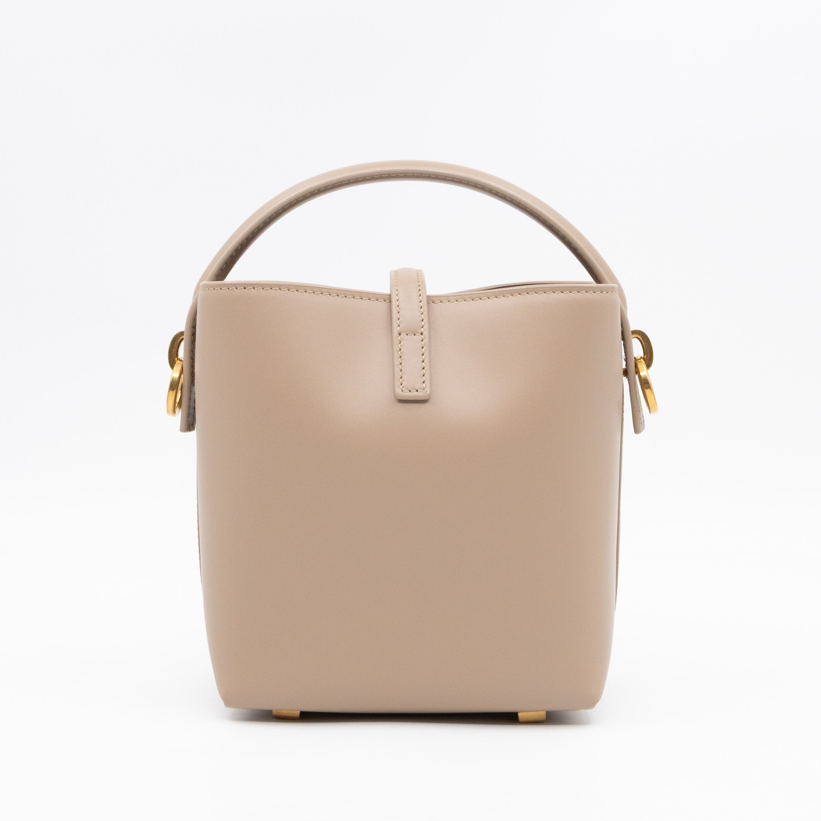 Le 37 Mini Dark Beige Shiny Leather