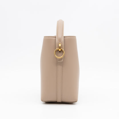 Le 37 Mini Dark Beige Shiny Leather