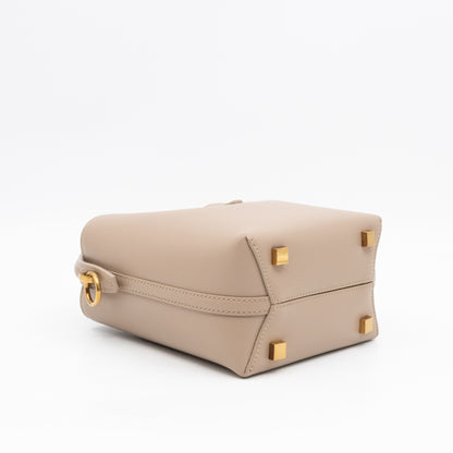 Le 37 Mini Dark Beige Shiny Leather