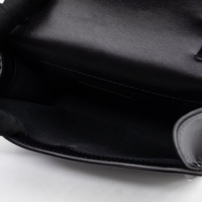 Rockstud Flap Small Crossbody Bag Black Leather