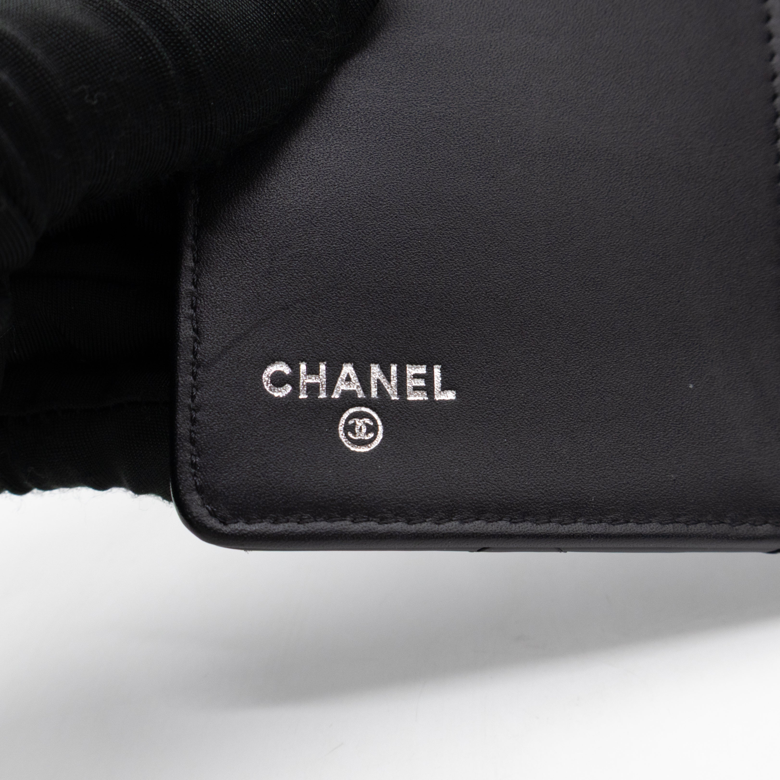 Chanel Brilliant CC Long Wallet Black Patent Leather – Queen