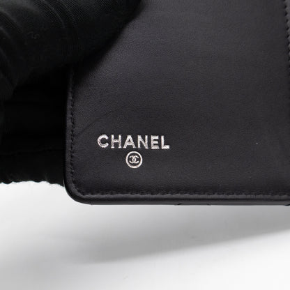 Brilliant CC Long Wallet Black Patent Leather