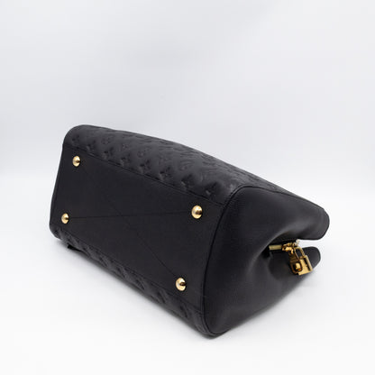 Montaigne GM Black Monogram Empreinte