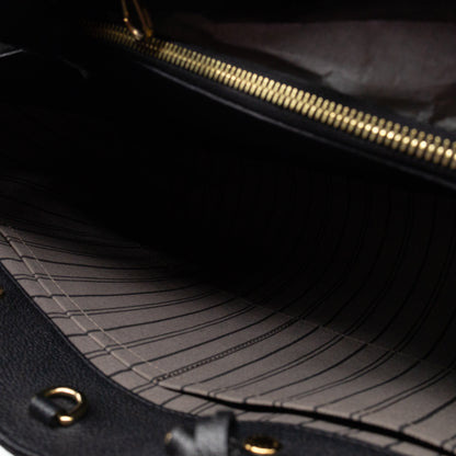 Montaigne GM Black Monogram Empreinte