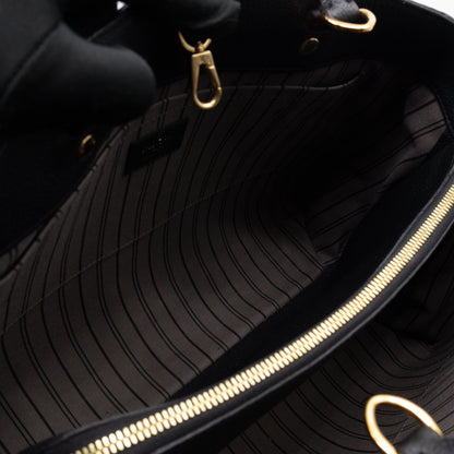 Montaigne GM Black Monogram Empreinte