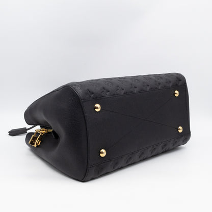 Montaigne GM Black Monogram Empreinte