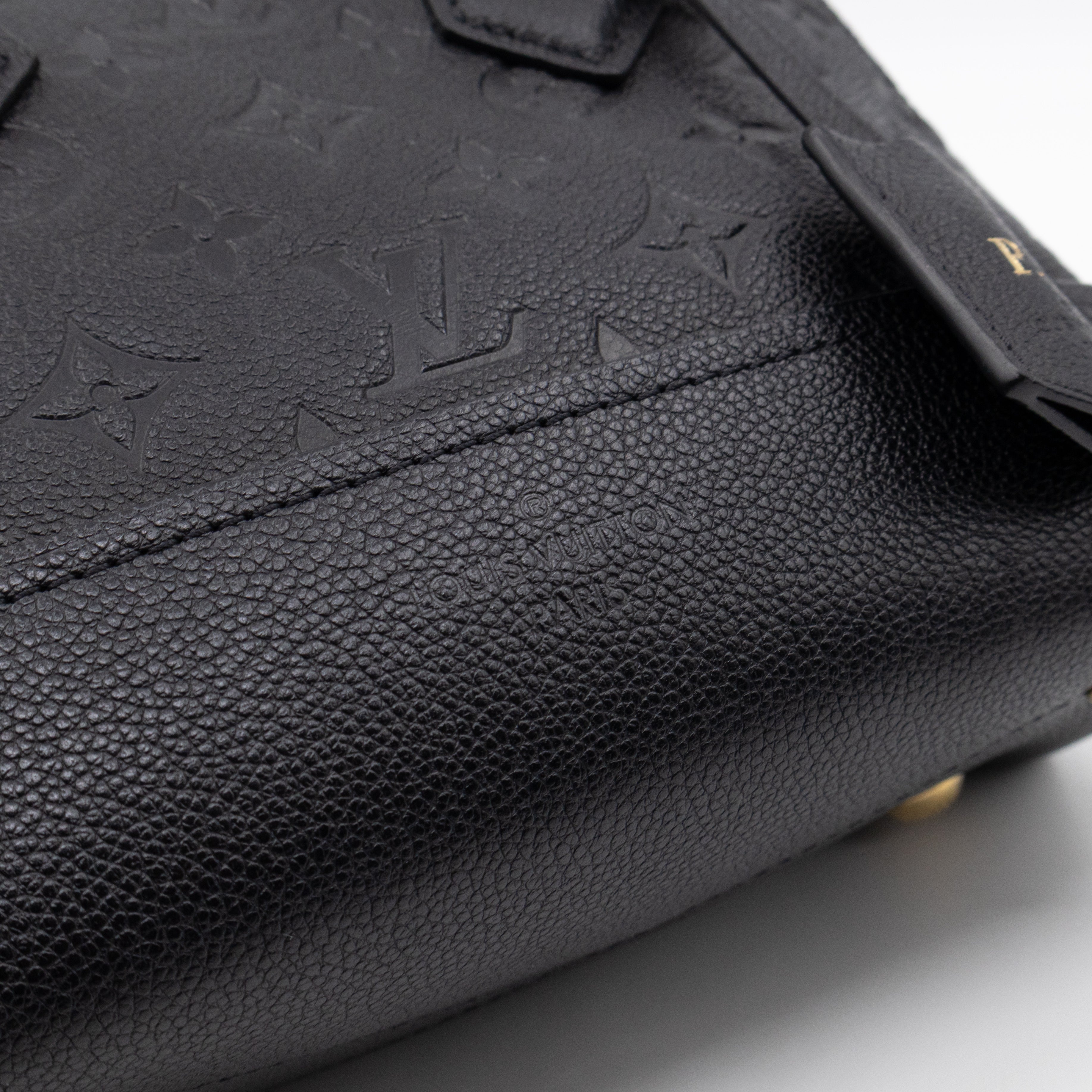 Neo Alma BB Black Monogram Empreinte Leather