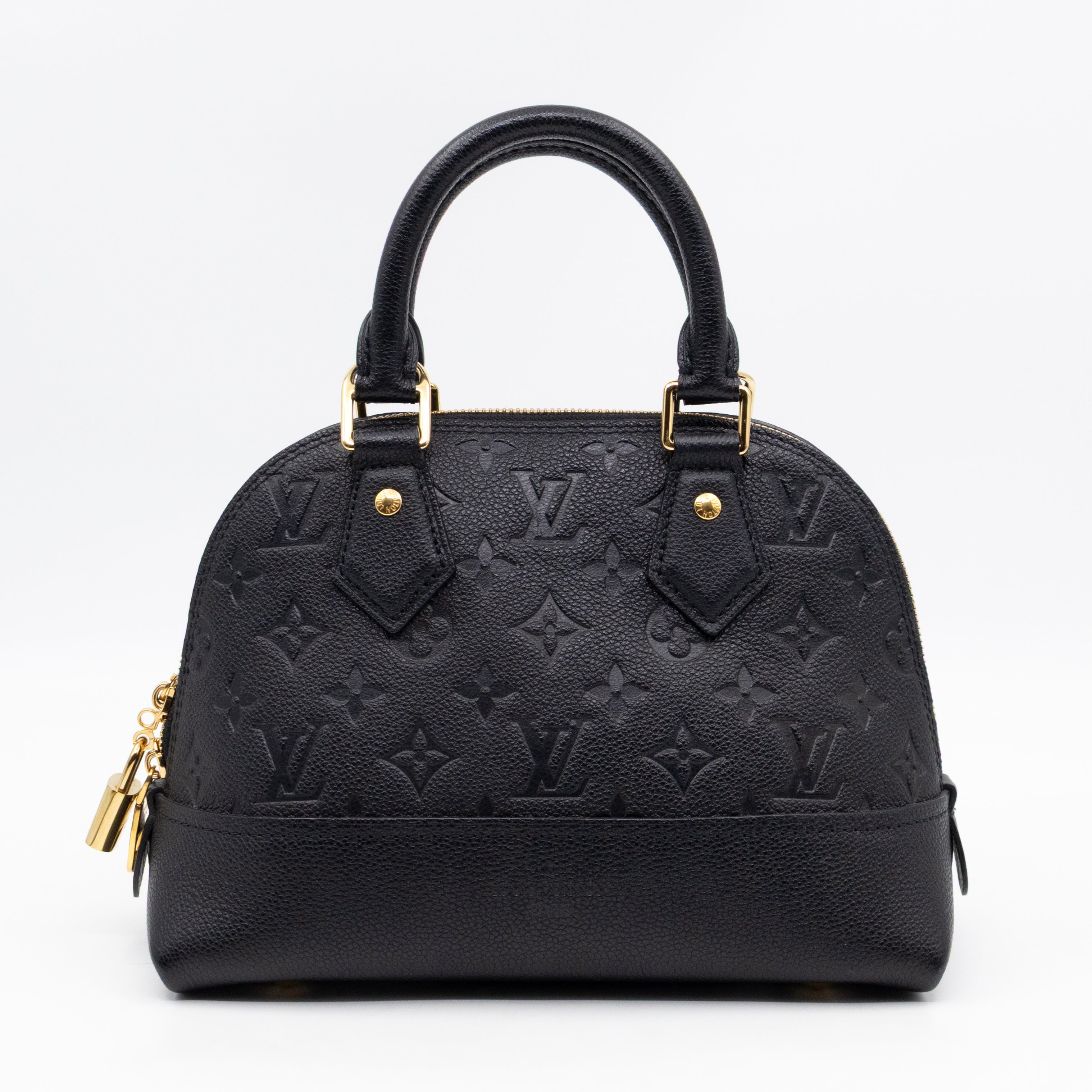 Neo Alma BB Black Monogram Empreinte Leather