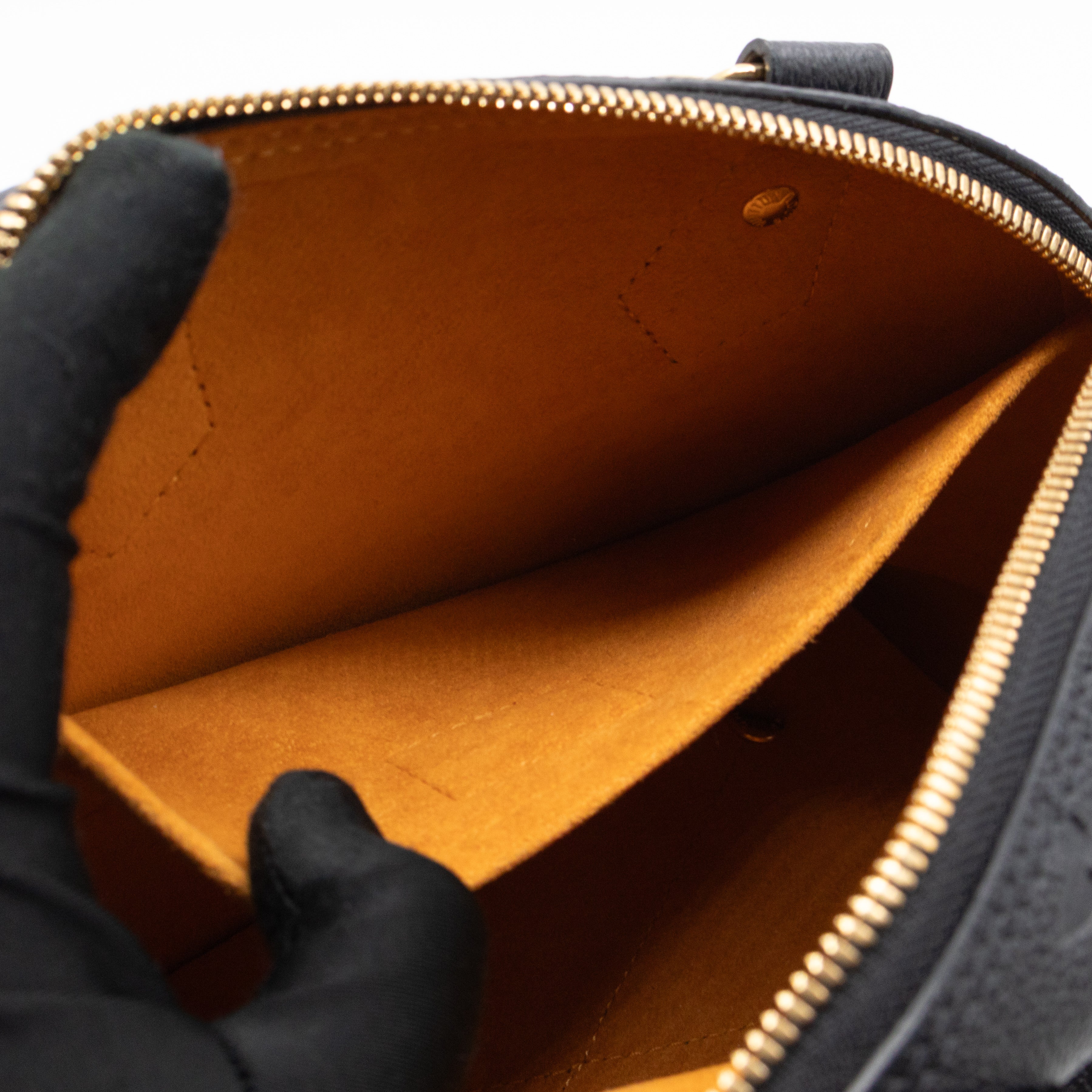 Neo Alma BB Black Monogram Empreinte Leather