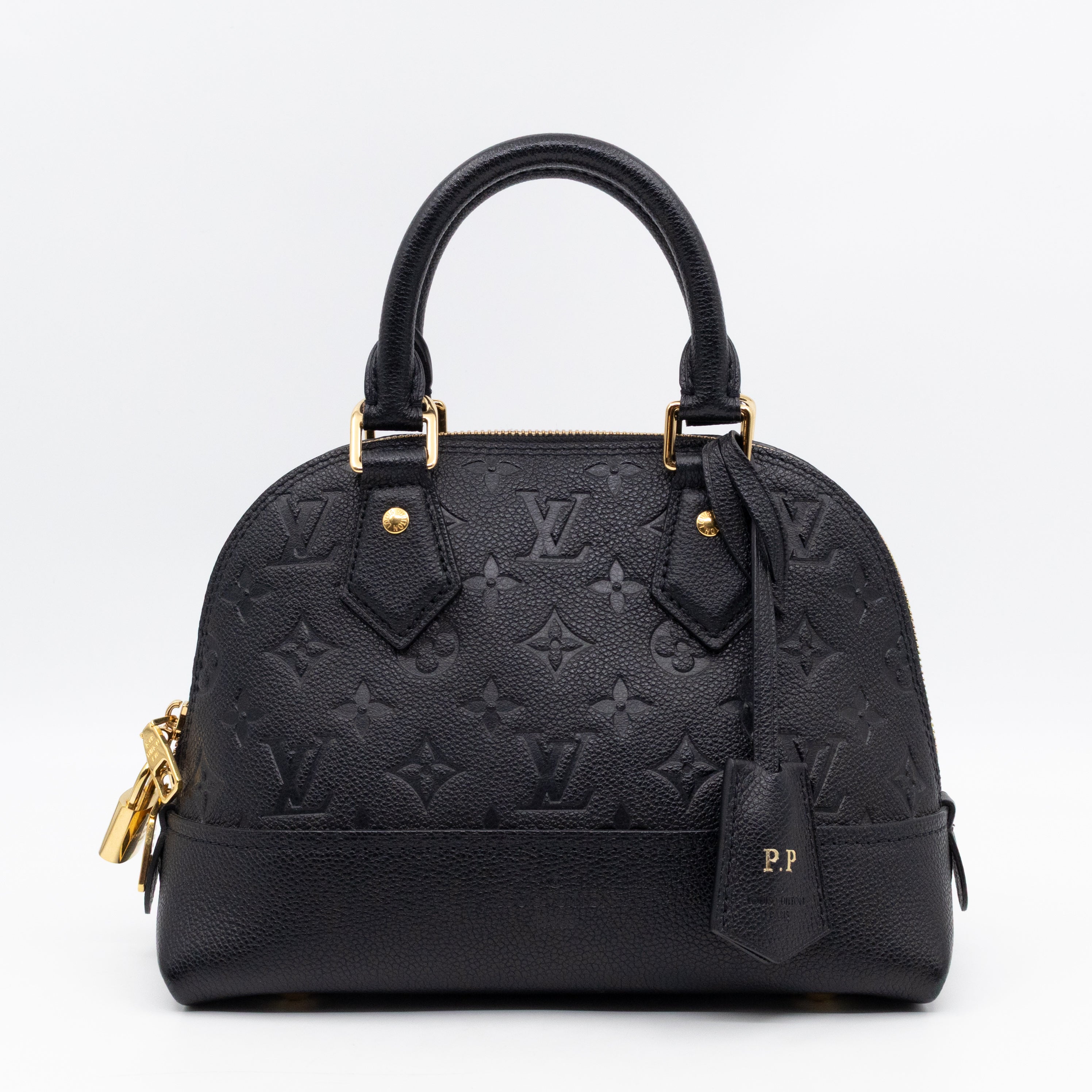 Neo Alma BB Black Monogram Empreinte Leather