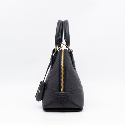 Neo Alma BB Black Monogram Empreinte Leather