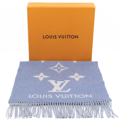 Reykjavik Studded Cashmere Scarf Blue