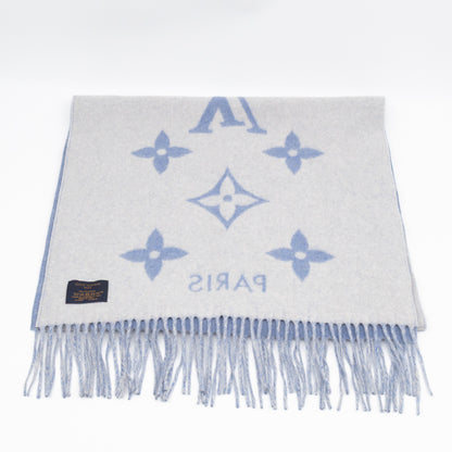 Reykjavik Studded Cashmere Scarf Blue