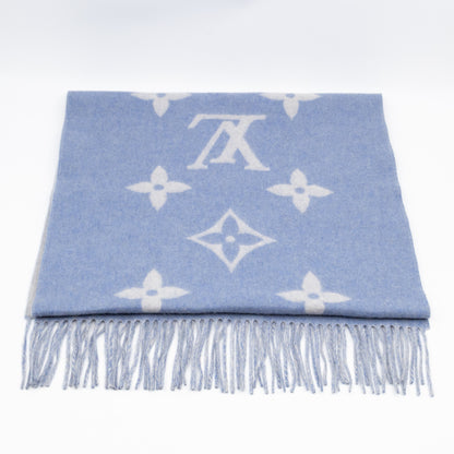 Reykjavik Studded Cashmere Scarf Blue